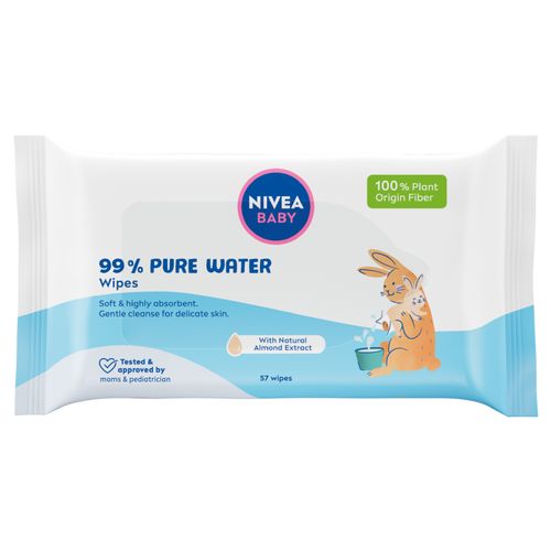 NIVEA Baby 99% pure water maramice 57 kom slika 1