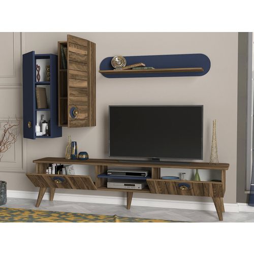 Woody Fashion TV jedinica, Orah Potkrovlje, Mare - Walnut, Loft slika 3