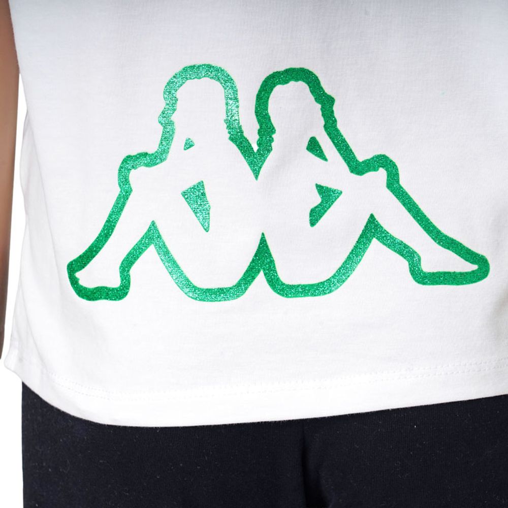 Kappa Dječija majica Logo DEPV3263F, Bijela slika 4
