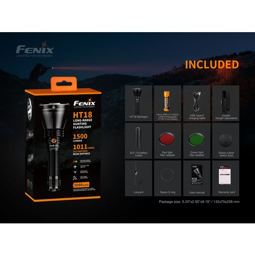 Fenix svjetiljka ručna LED HT18 slika 15