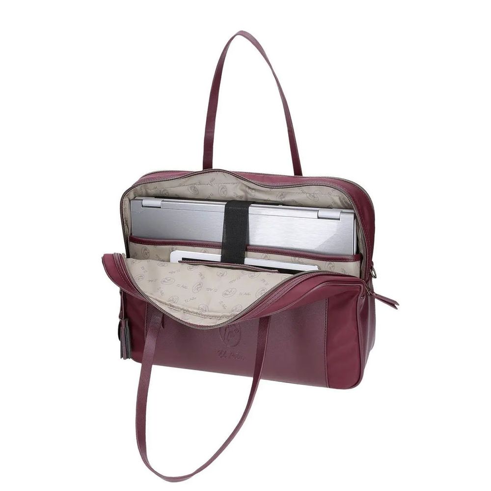 El Potro Torba za laptop 40 cm Lana 5266623, bordo slika 4