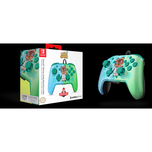 PDP Nintendo Switch Faceoff Deluxe Controller + Audio - Animal Crossing slika 7