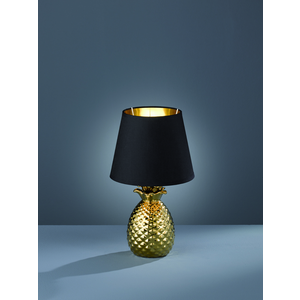 PINEAPPLEA 35cm. GOLD-BLACK stona lampa