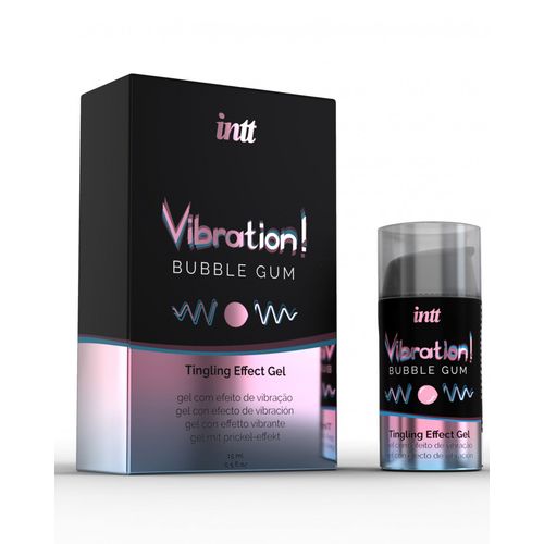 Stimulacijski gel Vibration! Bubble Gum, 15 ml slika 3