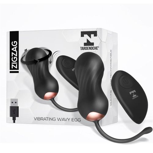 Tardenoche Zigzag Egg Vibrator s daljinskim upravljačem slika 1