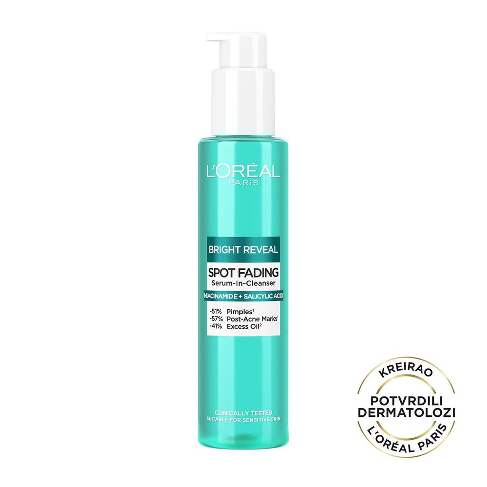 L'Oréal Paris Bright Reveal pjenušav gel za čišćenje lica 150ml slika 1