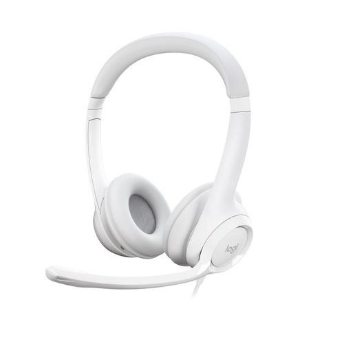 Logitech H390 ClearChat Comfort USB Headset White slika 1