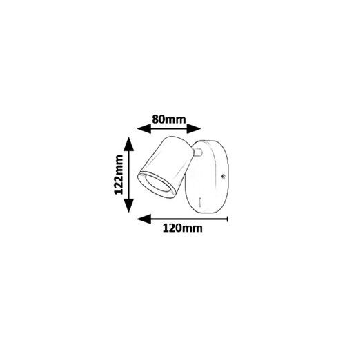 Rabalux Solange, spot, LED 6W, bela slika 2