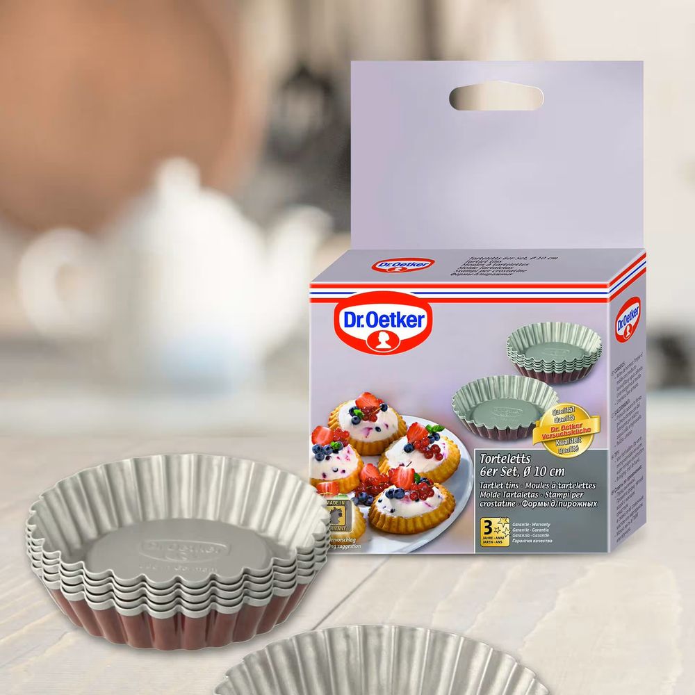 Dr. Oetker Kalupi za tart 10cm 6/1  slika 2
