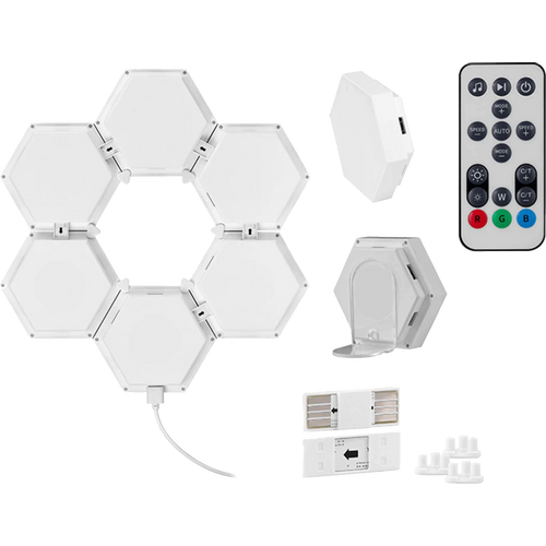 Tracer Pametna RGB svjetiljka, hexagon, set - Smart Hexagon RGB lamps slika 3