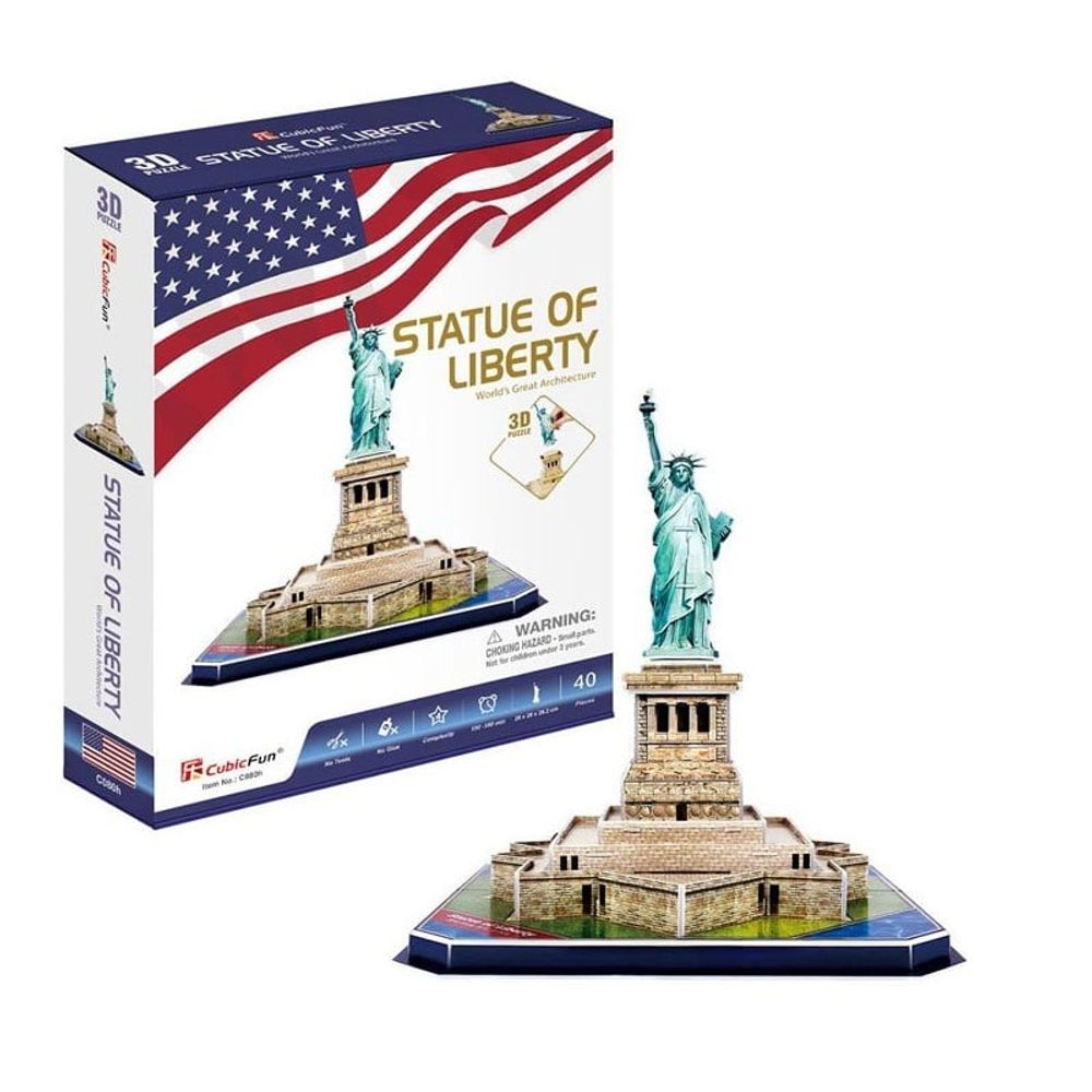 Cbf200800 Cubbic Fun Puzzle Statue Of Liberty slika 1