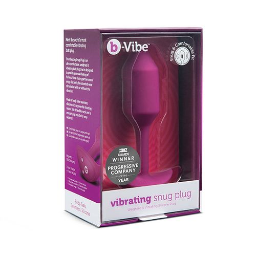 Vibrirajući analni čep B-Vibe - Snug Plug 2 M, ružičasti slika 9