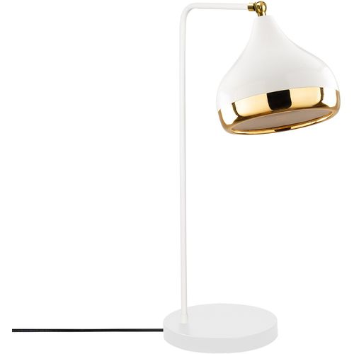 Opviq Stolna lampa YILL bijelo- zlatna, metal, 17 x 26 cm, visina 52 cm, promjer sjenila 17 cm, visina 16 cm, duljina kabla 200 cm, E27 40 W, Yıldo - 6897 slika 1