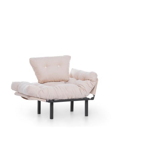 Atelier Del Sofa Fotelja, Krem, Nitta Single - Cream slika 7