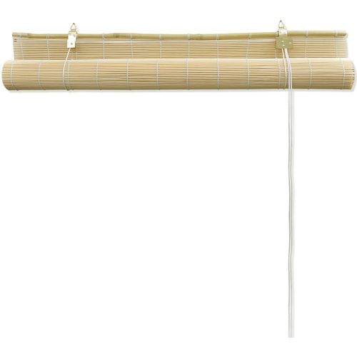 Rolete za zatamnjivanje od bambusa 80x220 cm prirodna boja slika 21