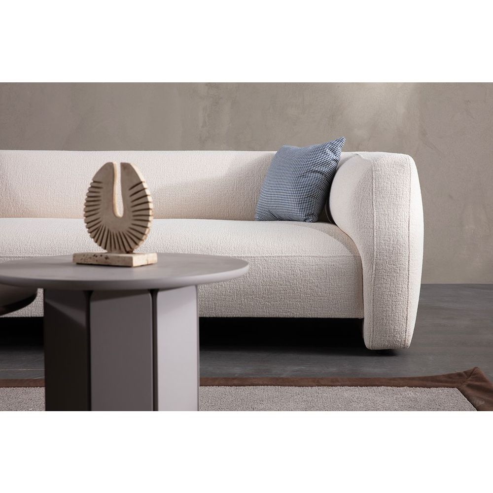 Sofa za tri osobe Rena - bijela boja slika 3