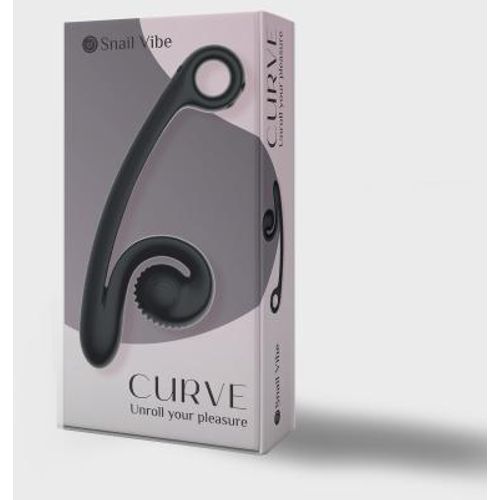 Snail Vibe Curve Duo Vibrator - Black slika 5