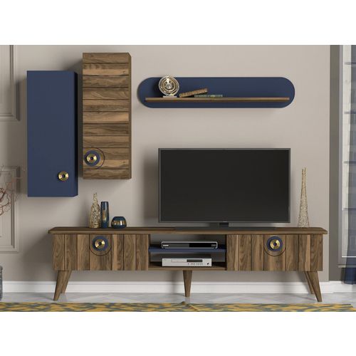 Woody Fashion TV jedinica, Orah Potkrovlje, Mare - Walnut, Loft slika 1