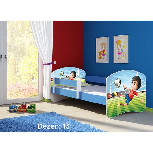 Deciji krevet ACMA II 180x80 + dusek 6 cm BLUE13 slika 1