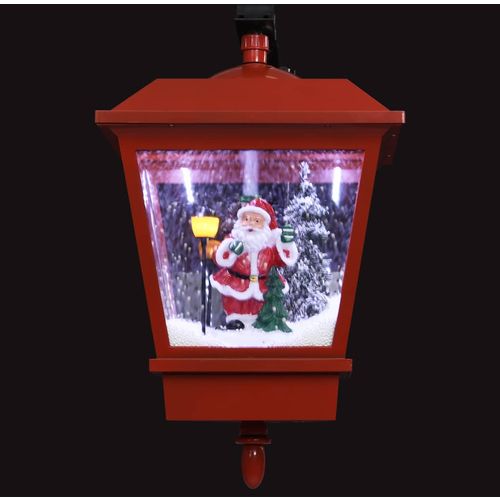 Božićna zidna svjetiljka s Djedom Mrazom LED crvena 40x27x45 cm slika 31