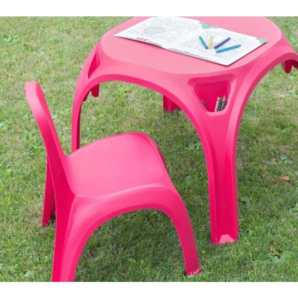 Keter stol za djecu 64 x 64 x 48 cm pink slika 4