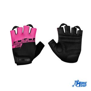 Force Ženske rukavice za biciklizam Sport Lady Black/Pink - M