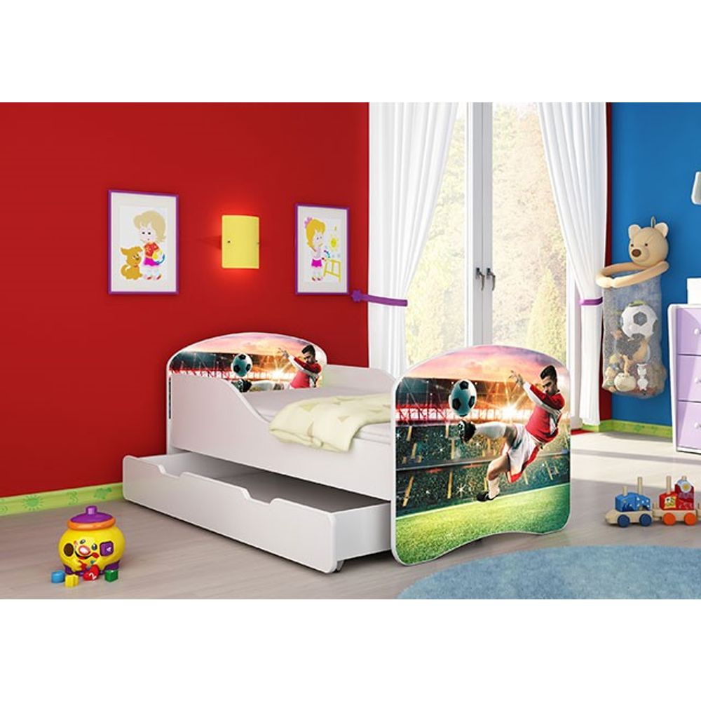 ACMA Dječiji krevet Acma I sa ladicom - 140x70cm - Dezen 37 slika 1
