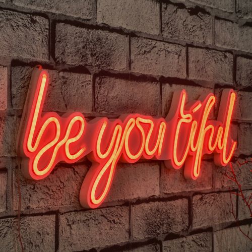 Wallity Ukrasna plastična LED rasvjeta, Be you tiful - Red slika 8