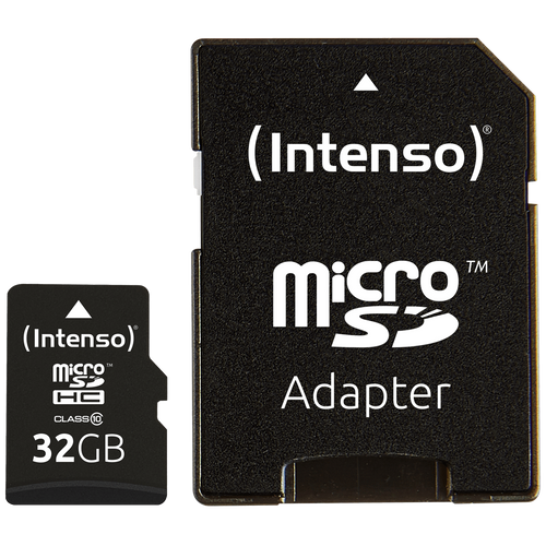 (Intenso) Micro SD Kartica 32GB Class 10 (SDHC &amp; SDXC) sa adapterom - SDHCmicro+ad-32GB/Class10 slika 2