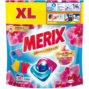 Merix 3+1  kapsule za pranje veša  Orhideja i ulje makadamije Color 36kom,36 pranja