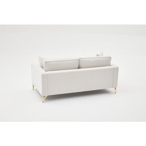 Atelier Del Sofa Dvosjed, Krem Zlato, Berlin - Cream, Gold slika 8