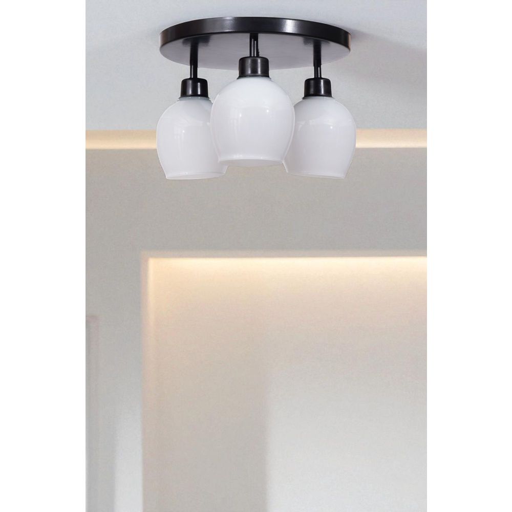 Opviq Luster 709, Bijela, Crna slika 1