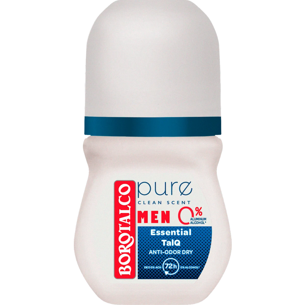 Borotalco Men roll-on Pure Velvet Touch, 50 ml slika 1