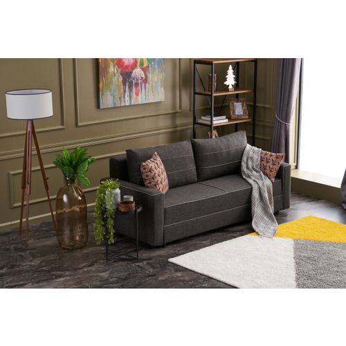 Ece - Anthracite Anthracite 3-Seat Sofa-Bed slika 1