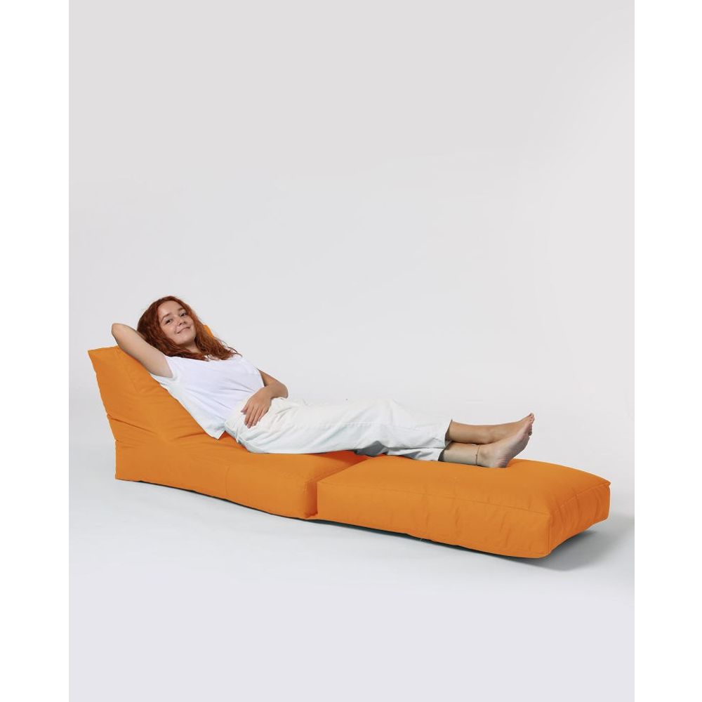 Multifunkcionalni Sofa Krevet Pouf - Narančasta Boja slika 2