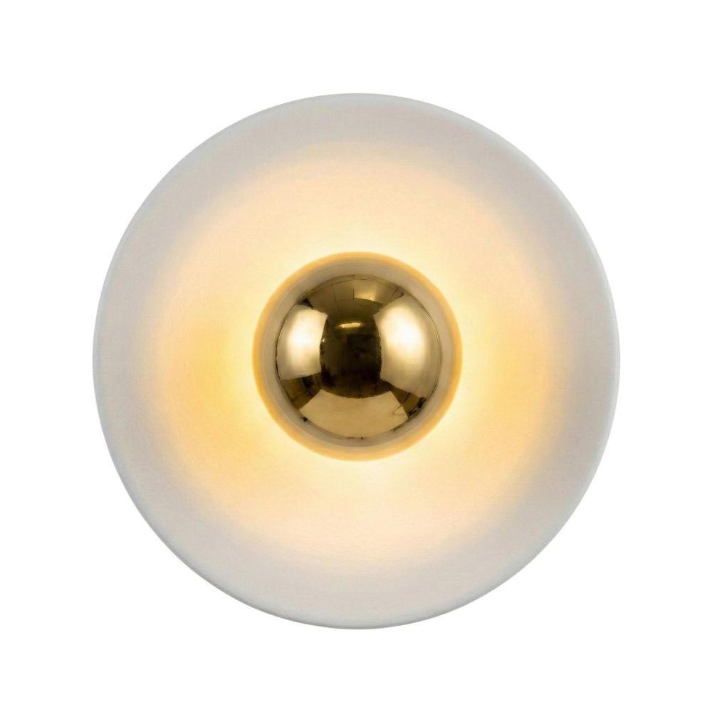 Zidna Lampa Node - 16150 - A, boje: Bijela, Zlata slika 5