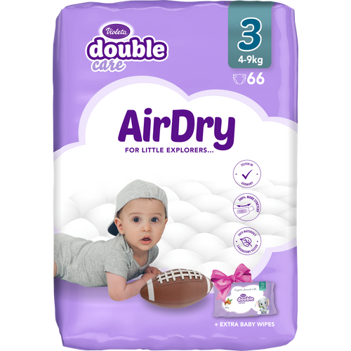 Violeta Double care pelene Air dry slika 2