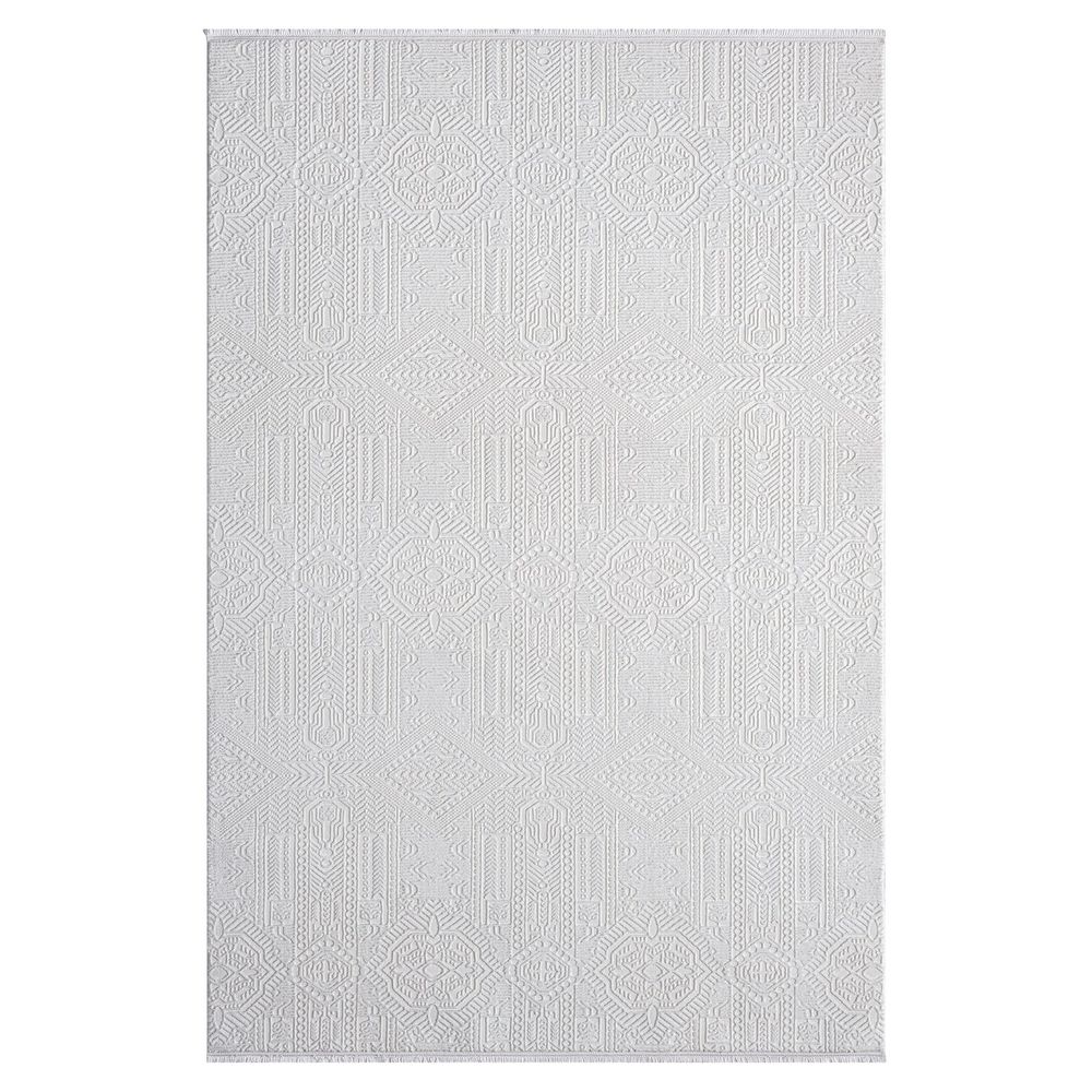Elex 5203 Bijeli Tepih za Hol (100 x 450 cm) slika 2