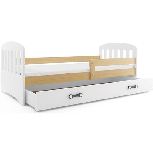 Drveni dječji krevet Klasik s ladicom 160*80cm - svijetlo drvo slika 2