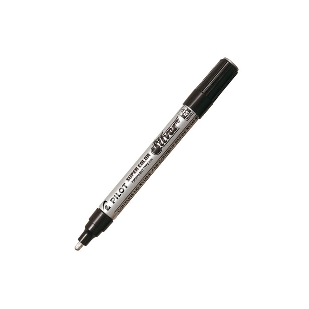 MARKER PILOT SUPER COLOR SREBRNI M slika 1