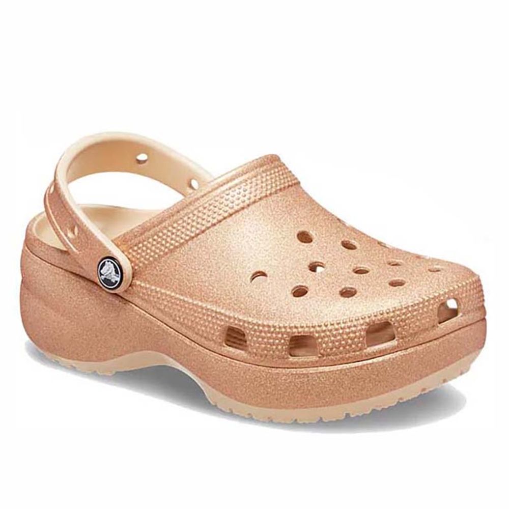 Crocs Ženske klompe Classic Platform Glitter Clog W slika 1