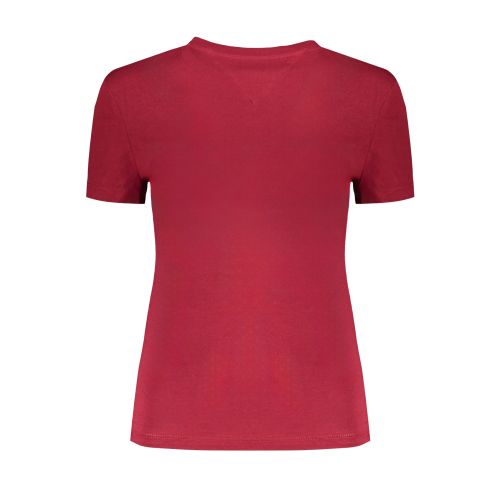 TOMMY HILFIGER WOMEN'S SHORT SLEEVE T-SHIRT RED slika 2