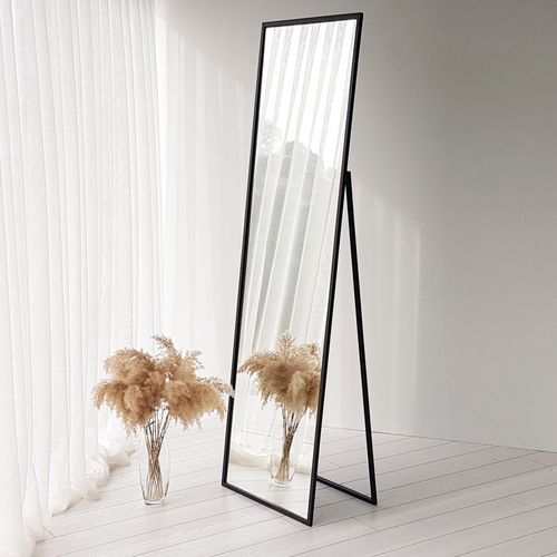 Cool Ayna / Metal Çerçeve / 170x50cm Black Cheval Mirror slika 7