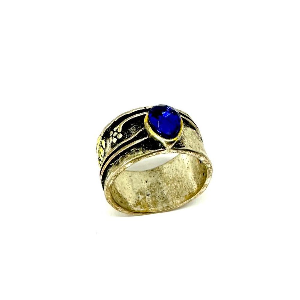 Prsten Vintage Blue Crystal slika 1