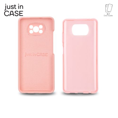 2u1 Extra case MIX paket PINK za Poco X3 Pro slika 2