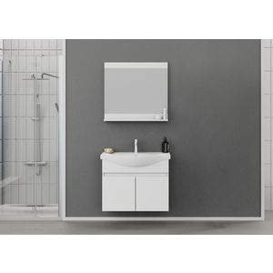 Kupaonski namještaj set (2 komada) Mare 80 u boji: mat bijela