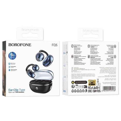 Borofone Bluetooth TWS FQ5 Spirit slušalice - crne slika 5