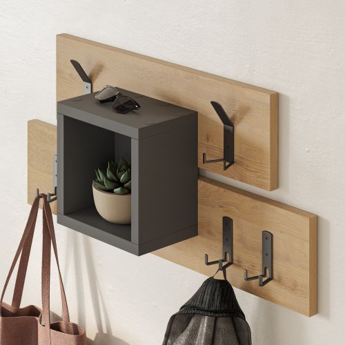 Lumina Hanger - Oak, Anthracite AnthraciteOak Coat Hanger slika 2