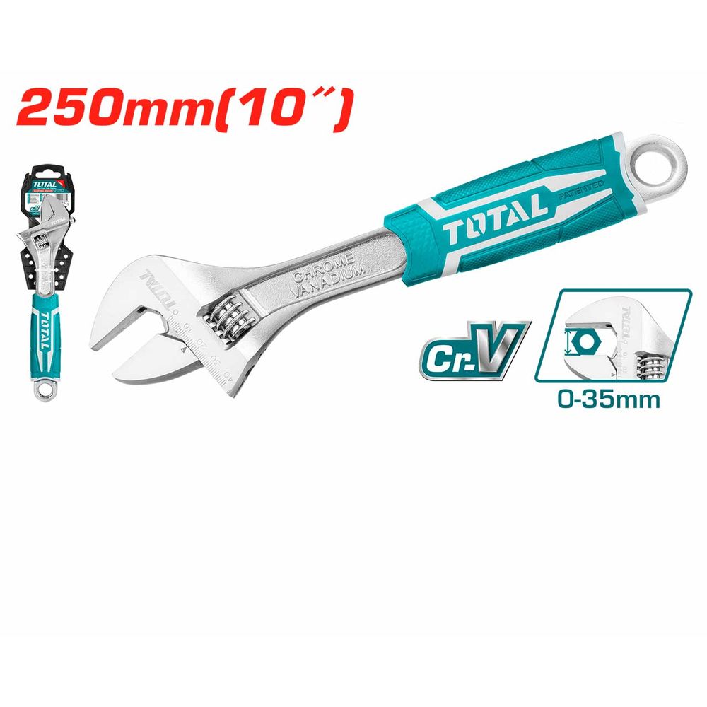 TOTAL Francuski ključ 250 mm / INDUSTRIAL (THT101106) slika 1