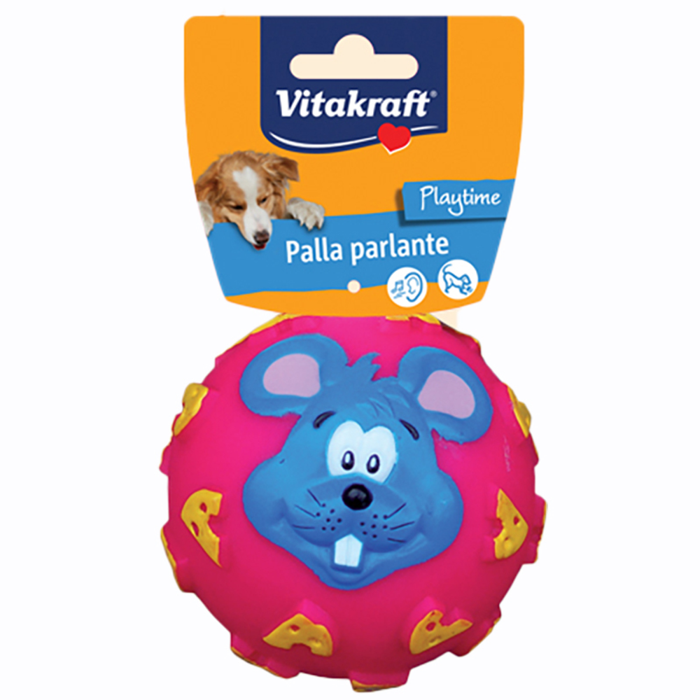 Vitakraft lopta sa licem životinja 10cm 1 kom slika 1